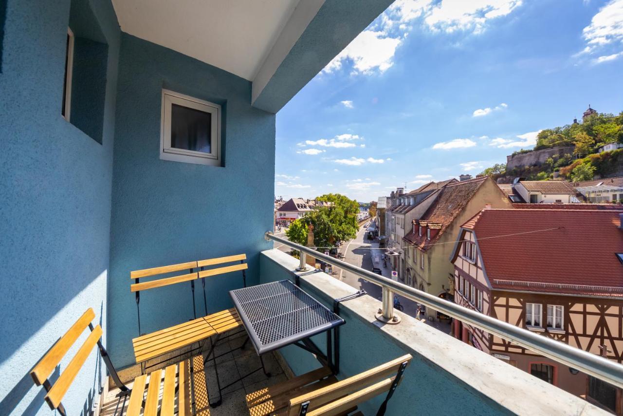 Apartment Mit Balkon Und Festungsblick ヴュルツブルク エクステリア 写真